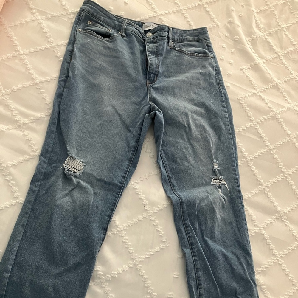 Crown & Ivy High rise vintage straight